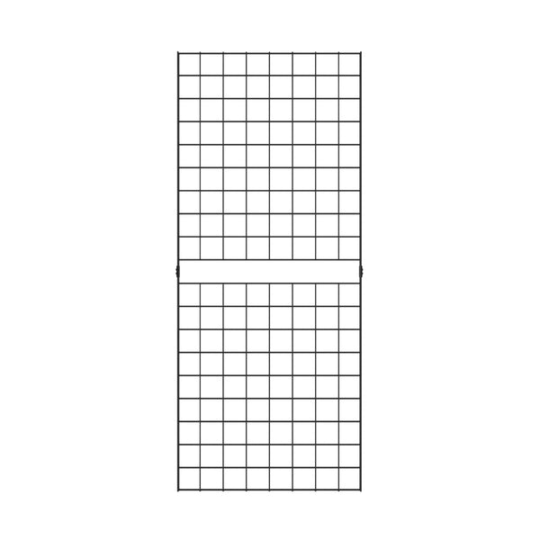 Plastic coated grid panel - white