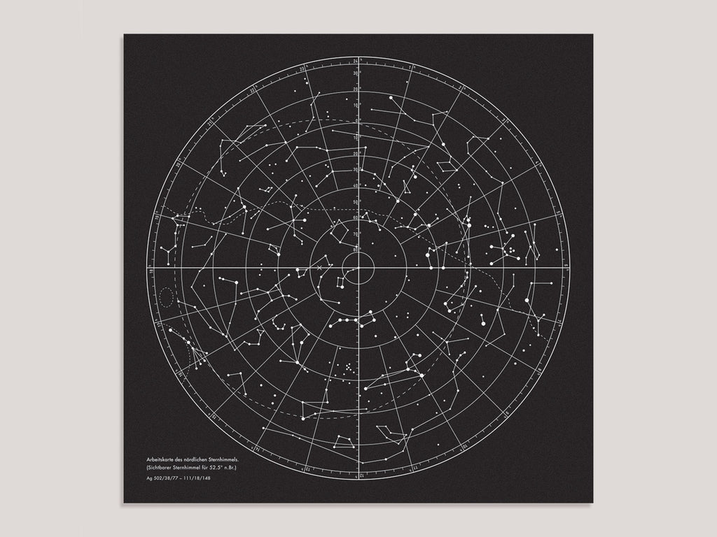 Letterpress Star Charts – Present & Correct