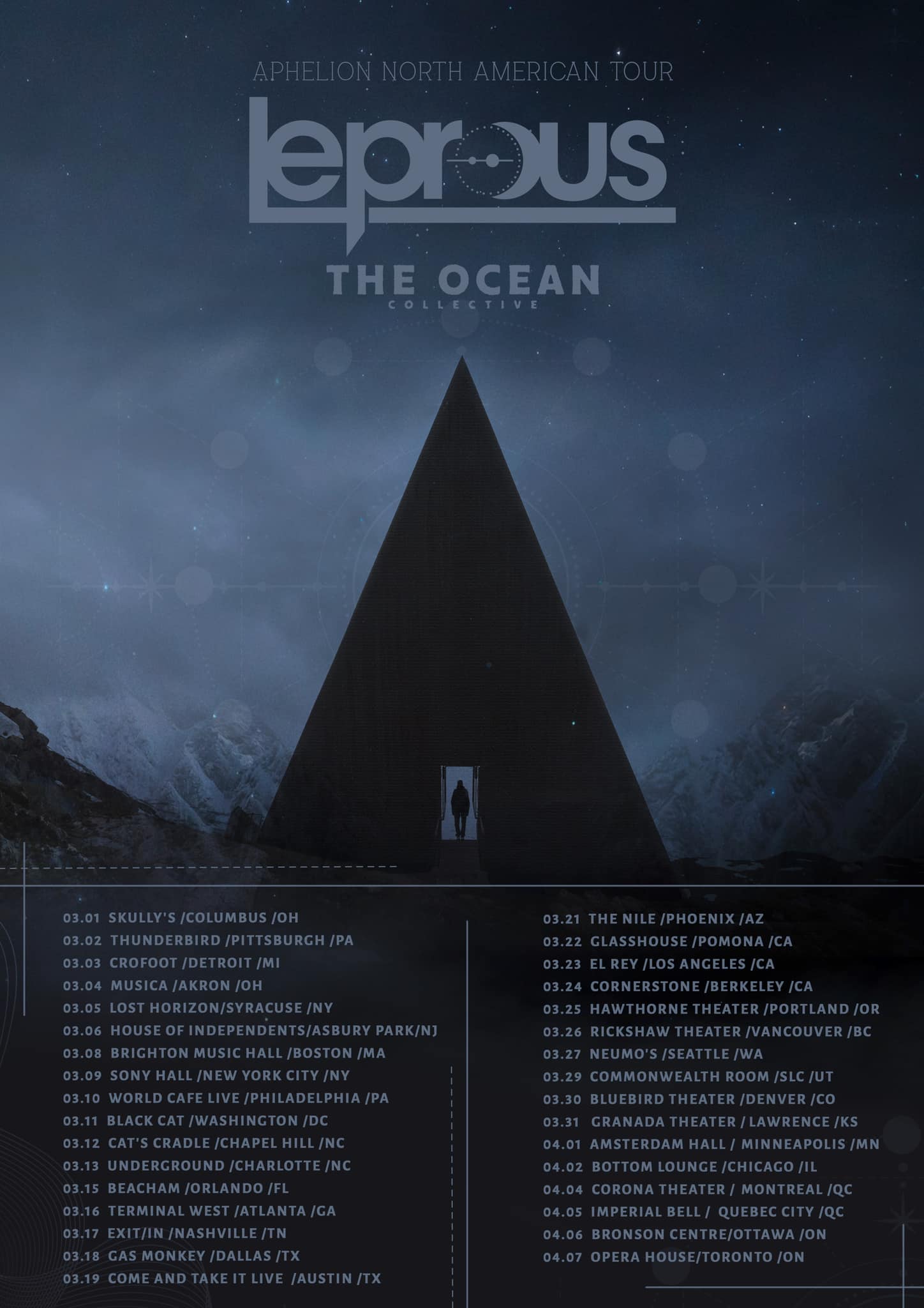 Leprous & The Ocean Tour 2023