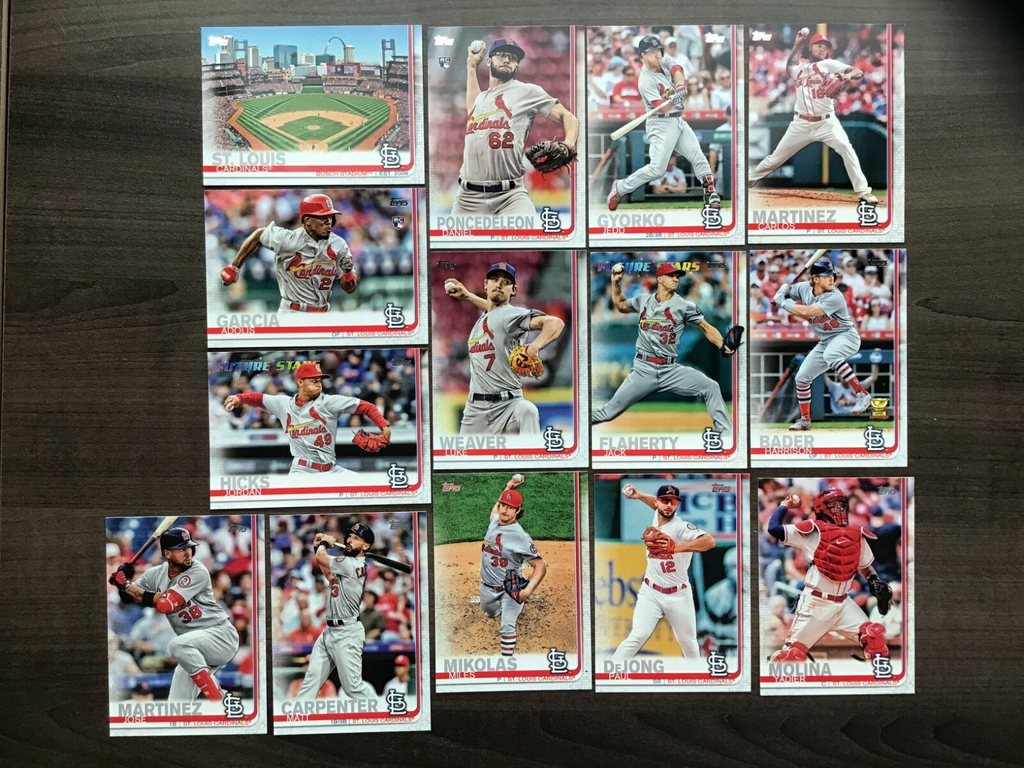 St. Louis Cardinals Team Set 2019-2020 (2 Sets) Topps Series 1 – Scioscia&#39;s Baseball Cards