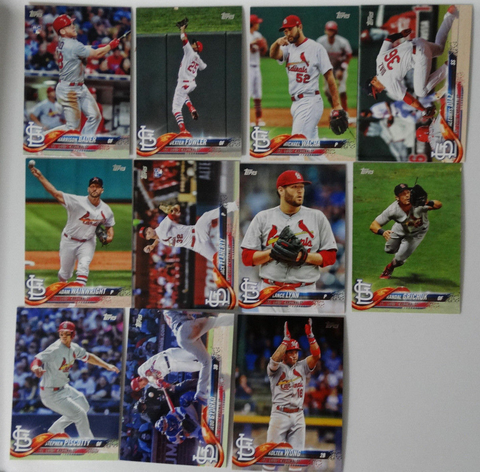 St. Louis Cardinals Team Set 2018-2020 (3 Sets) Topps Series 1 – Scioscia&#39;s Baseball Cards