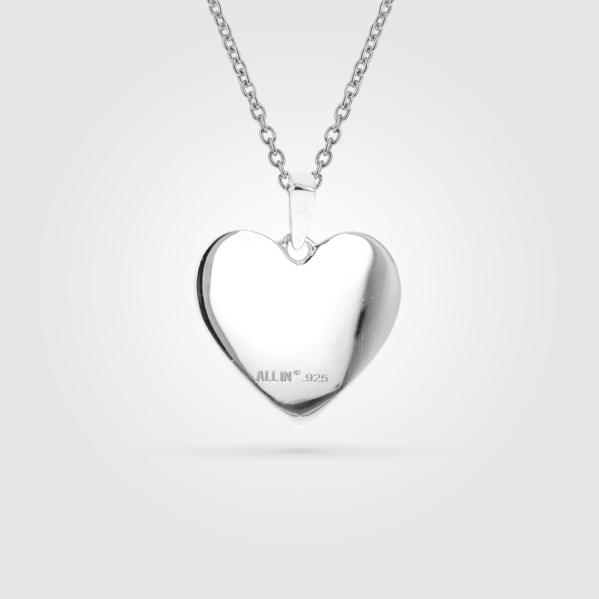 Sterling Mini Mom Heart Baseball Necklace