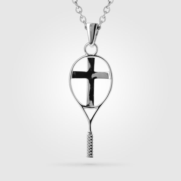 Lacrosse Cross Necklace – All In Faith