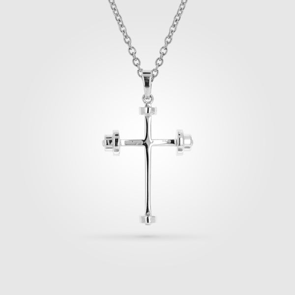 Lacrosse Cross Necklace – All In Faith