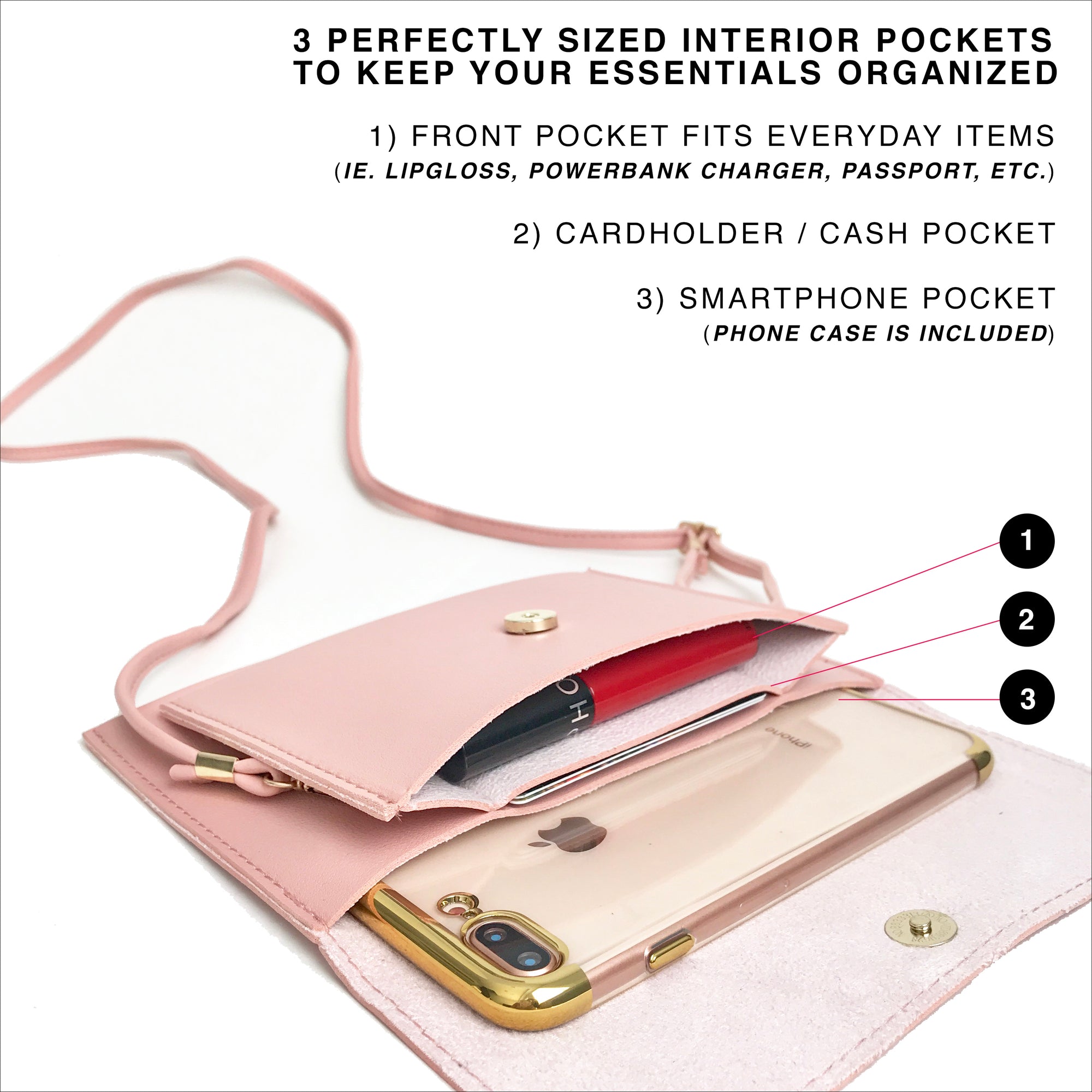 smartphone crossbody bag