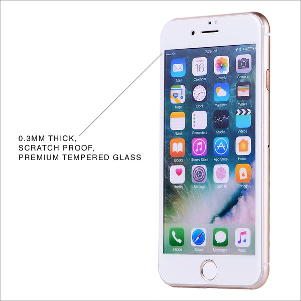 White Glass Screen Protector - Mahalo Cases