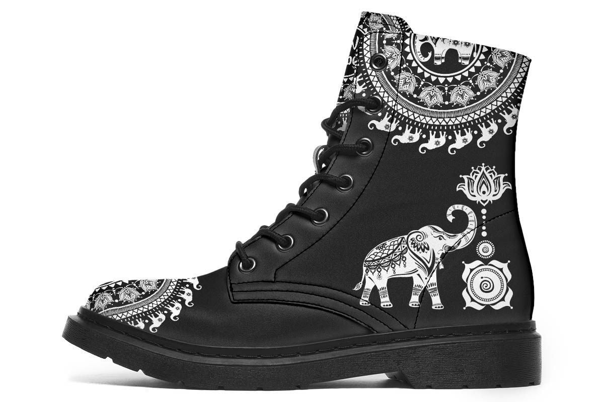 boots with elephants on them