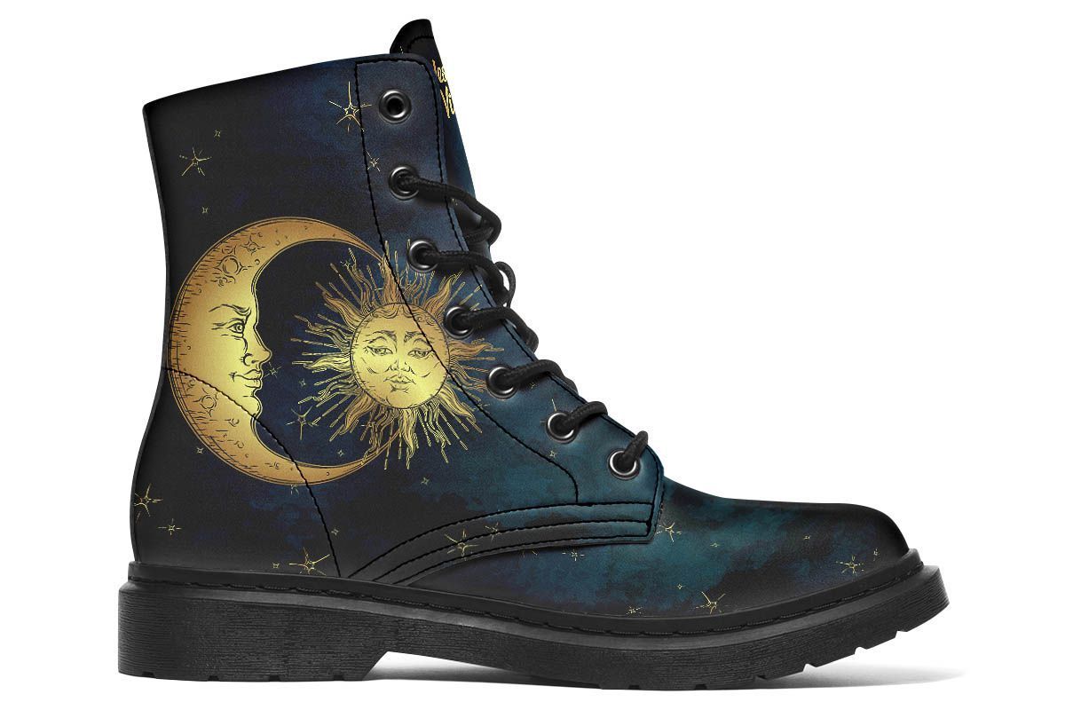 moon and stars boots