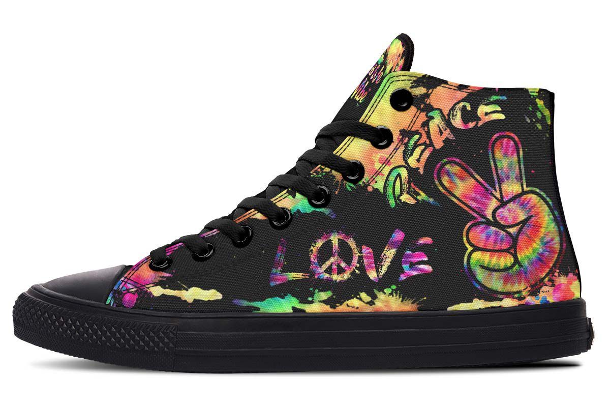 funky high top sneakers