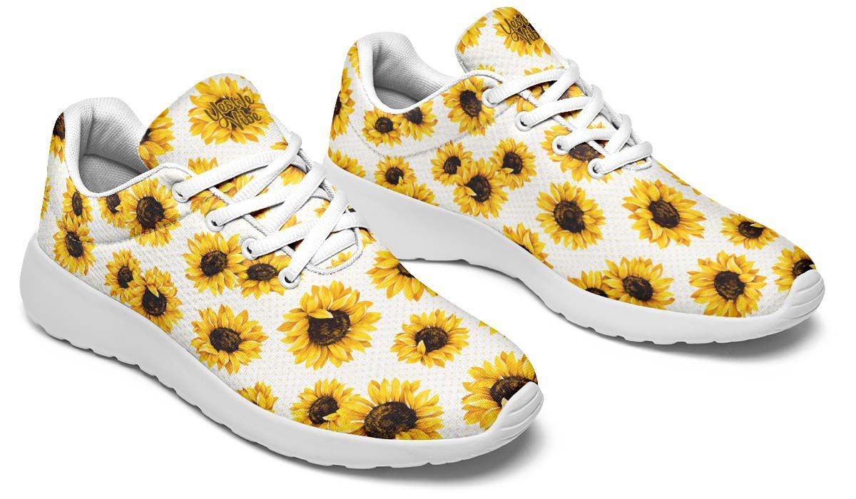 yellow sunflower shoes