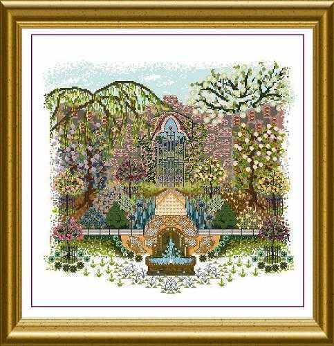 Old English Rose Garden – European Crosstitch Co