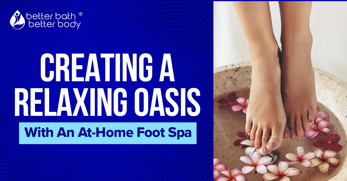 at home foot spa for relaxing oasis