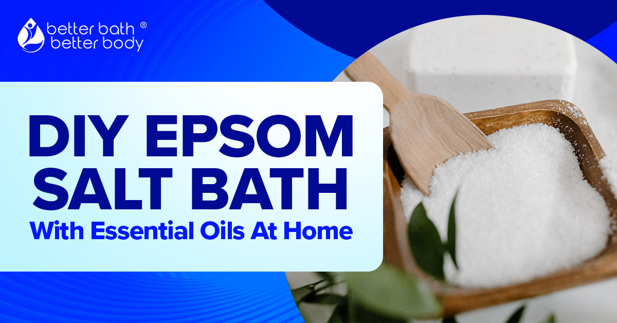 diy epsom salt bath with essential oils