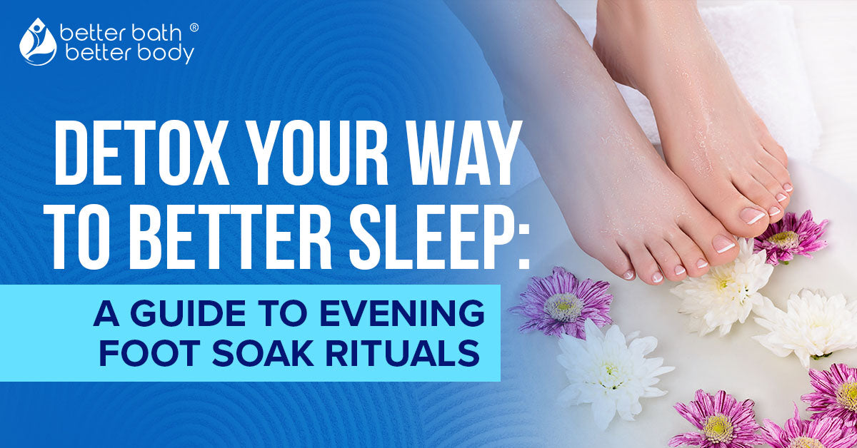 foot soak detox for better sleep