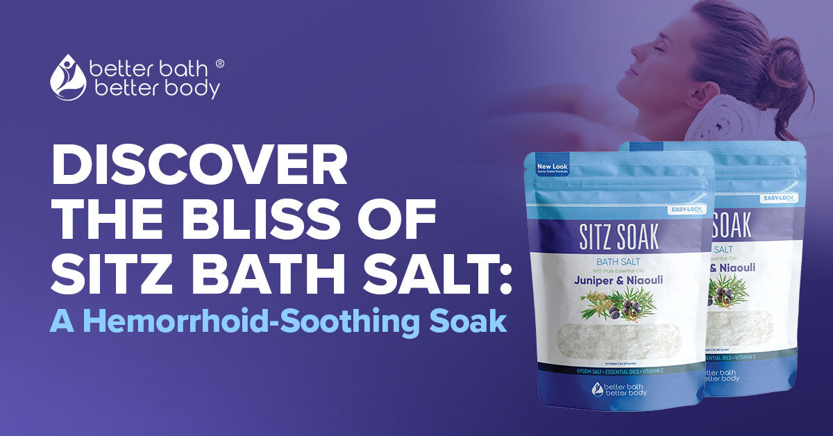 sitz bath salt to soothe hemorrhoids