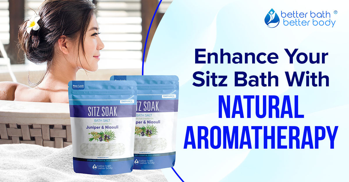 enhance bath with aromatherapy sitz bath epsom salt