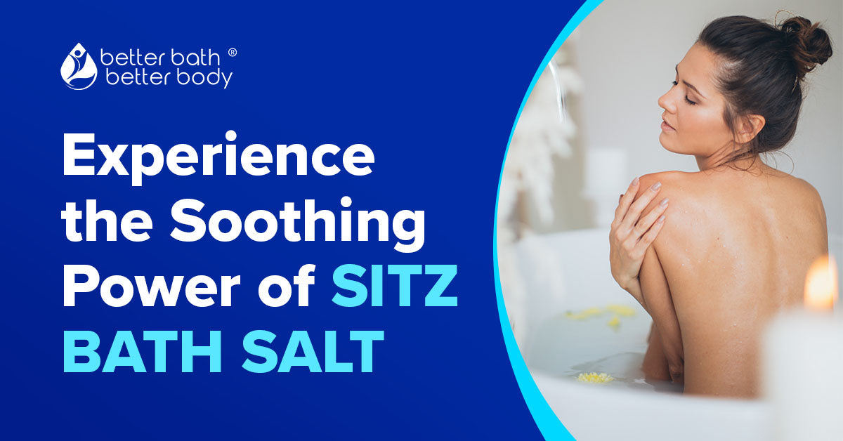 soothing power of sitz bath salt