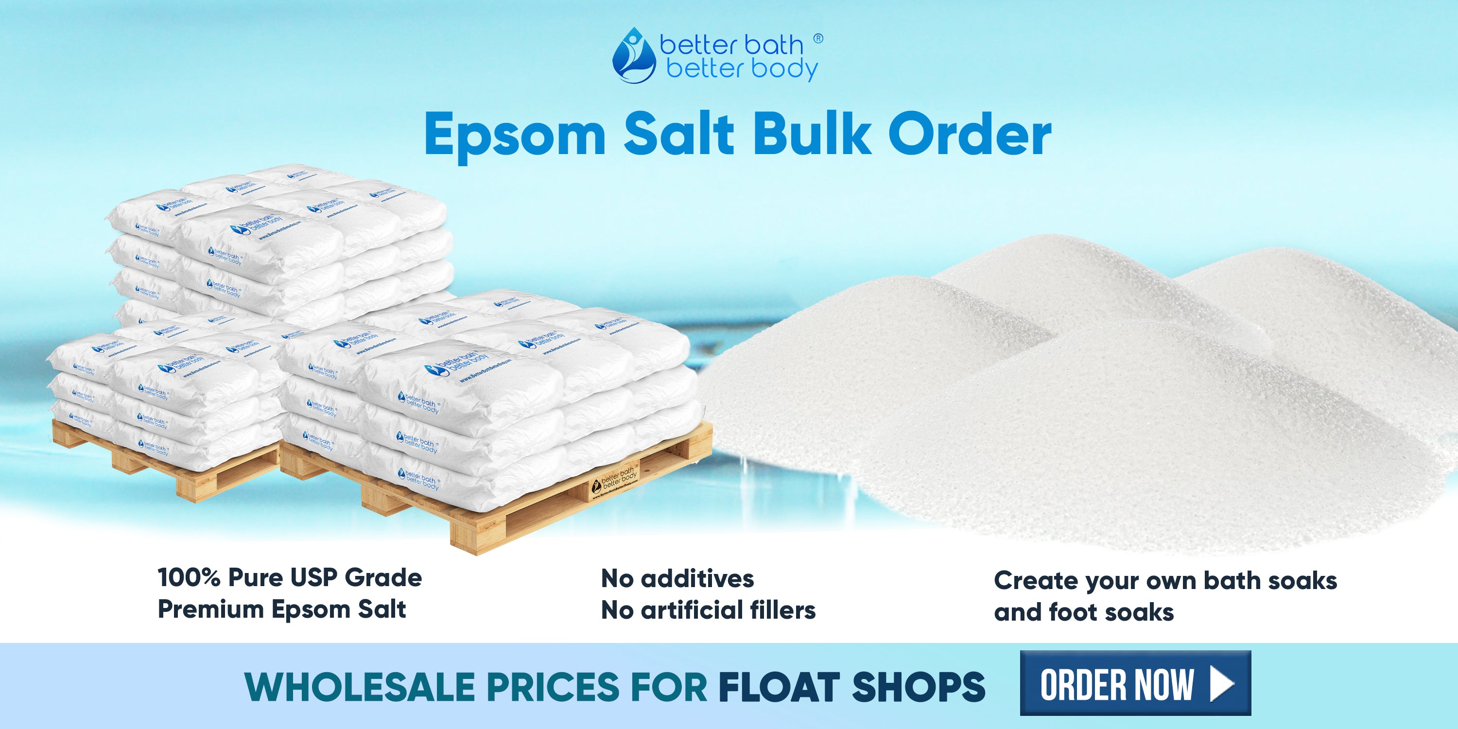 Buy Epsom Salt Wholesale - Bulk Epsom Salt Supplier – Better Bath Better  Body