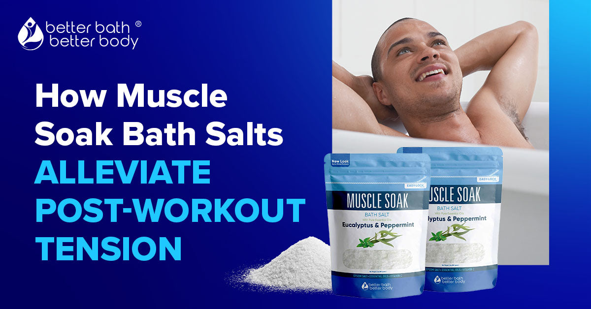 muscle soak bath salts for post-workout tension