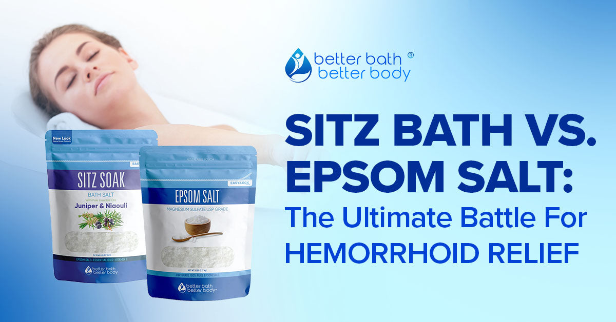sitz bath vs epsom salt for hemorrhoid relief
