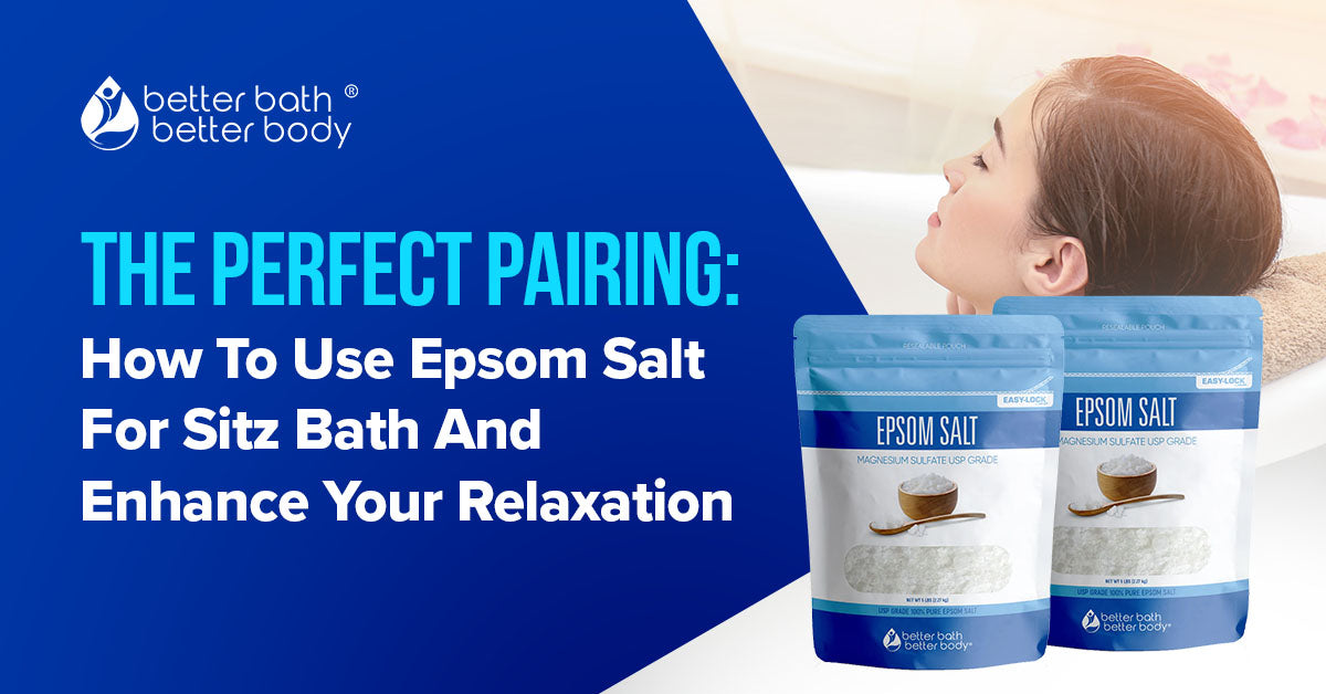 epsom salt for sitz bath for relaxation