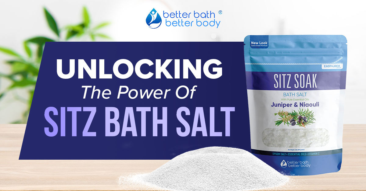 unlock the power of sitz bath salt