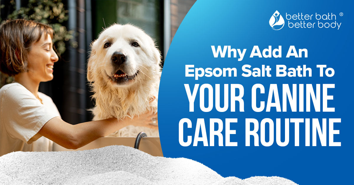 benefits of epsom salt bath for dogs