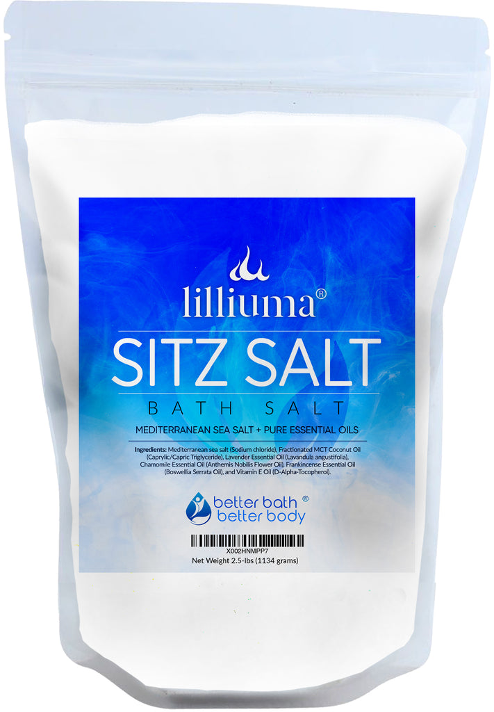 Lilliuma Sitz Bath Salt Mediterranean Sea Salt Bath Soak Better