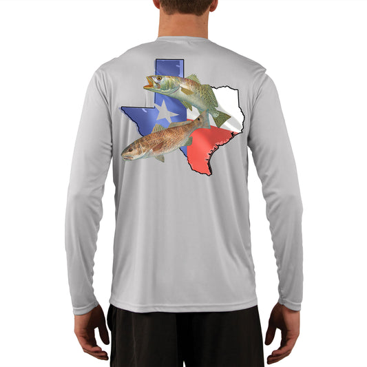 Men`s Texas Flag Short Sleeve Fishing Shirt - Tall - 1002CTL - IdeaStage  Promotional Products