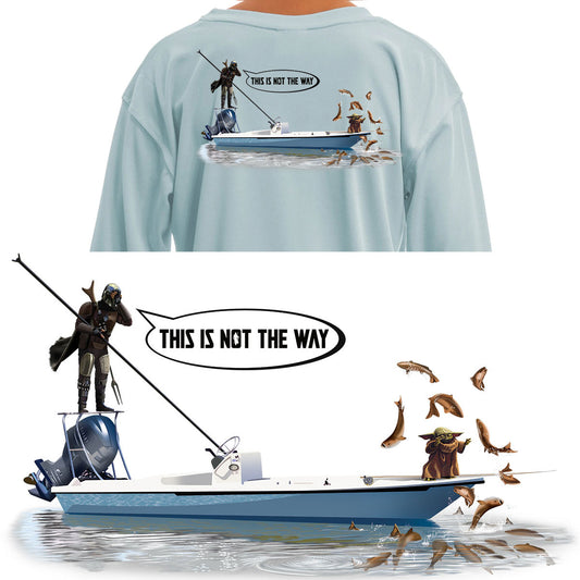 Mandalorian Grogu Baby Yoda Fishing Shirts For Men Star Wars