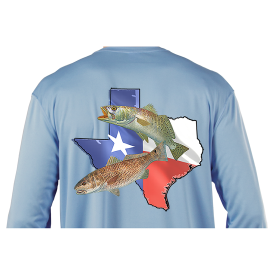 Texas Fishing with a Speckled Trout, Texan Fishing T-Shirt