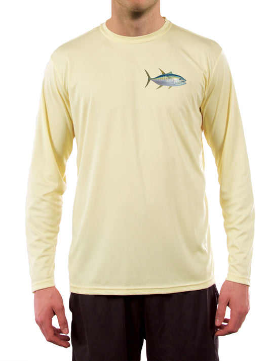 Large Mouth Bass Men's Fishing Shirts - Long Sleeve, Moisture