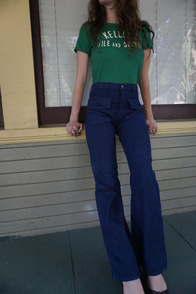 bell bottom 70s jeans