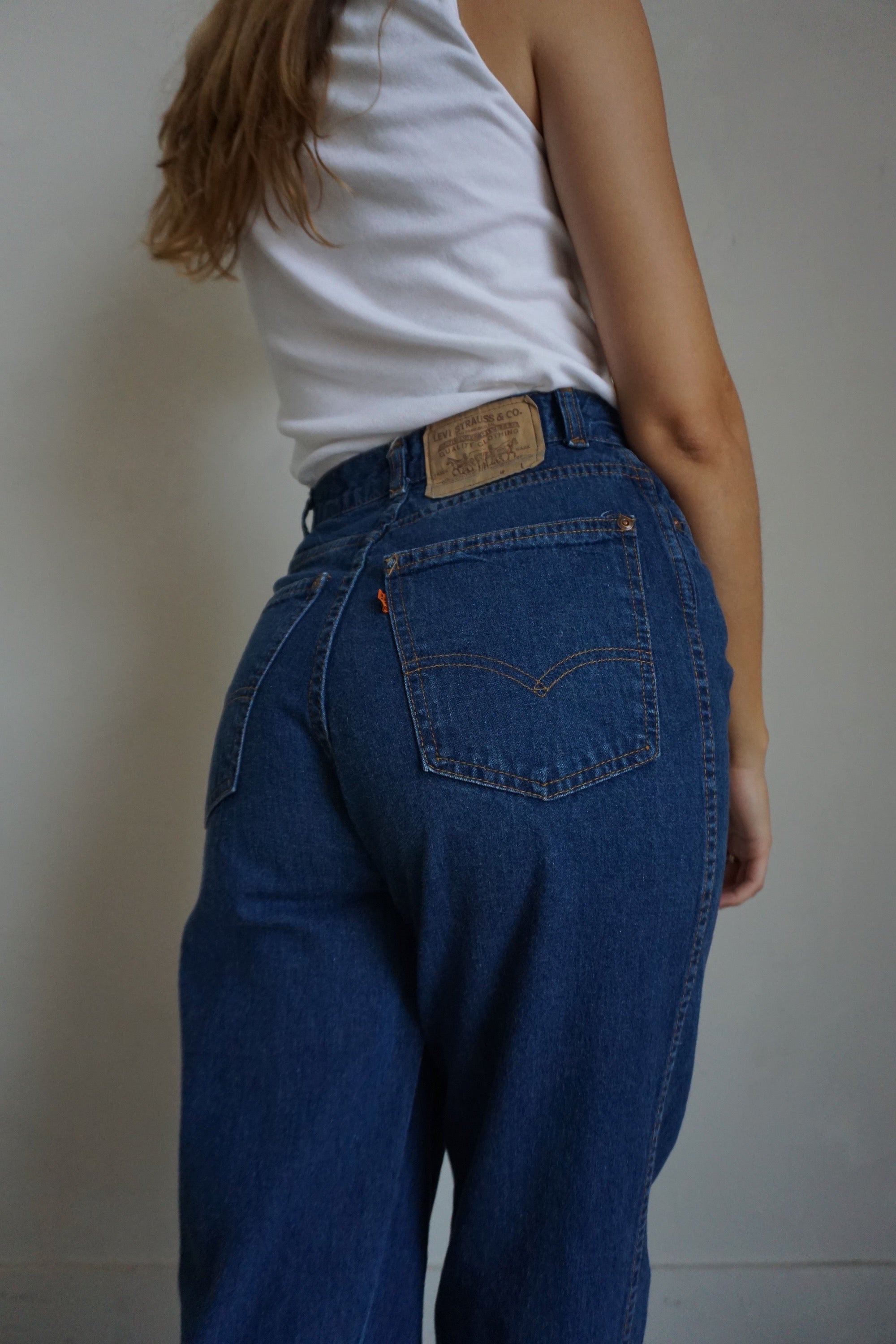 70s High Waist Wide Leg Levi's Jeans, Sz. 25 x 32