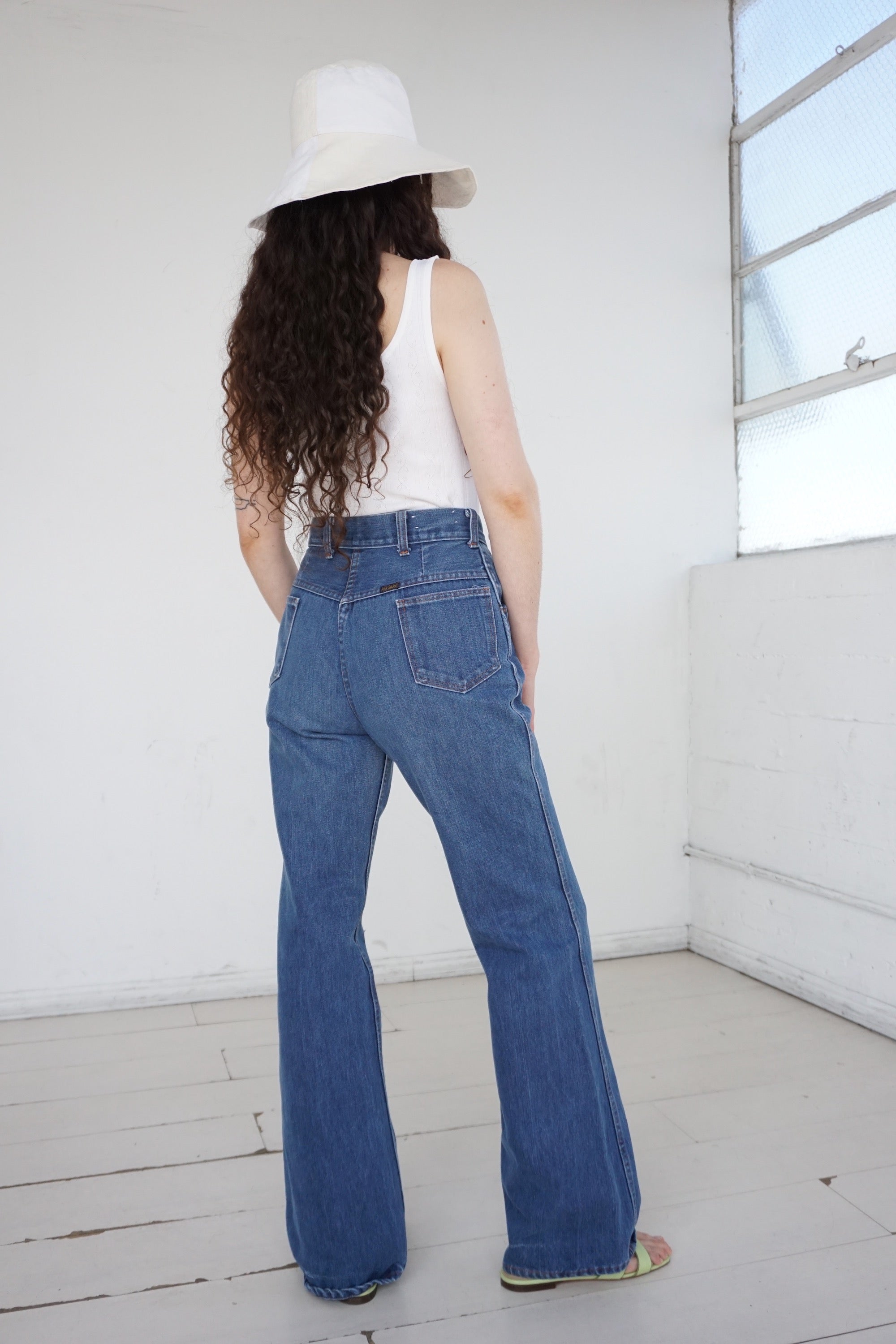 1970s Big Yank Flare Jeans, Sz. 26.5 x 31.5