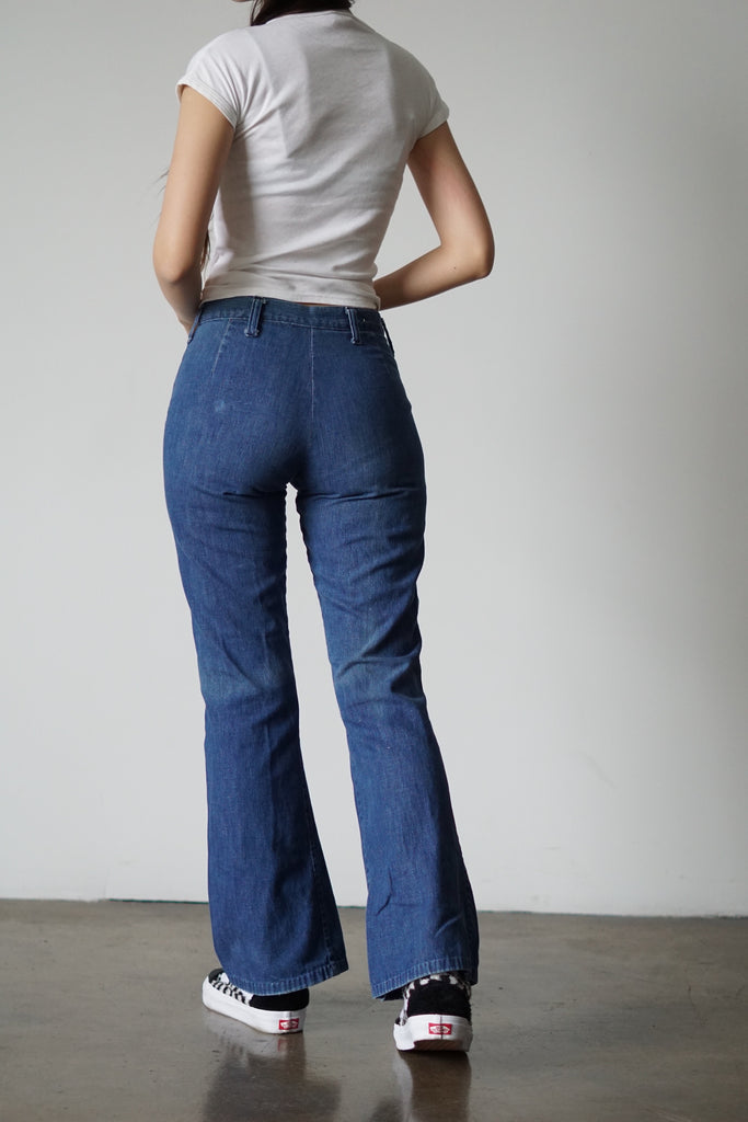 70s Hip Hugger Sailor Jeans, 26 x 31 – Fair Season