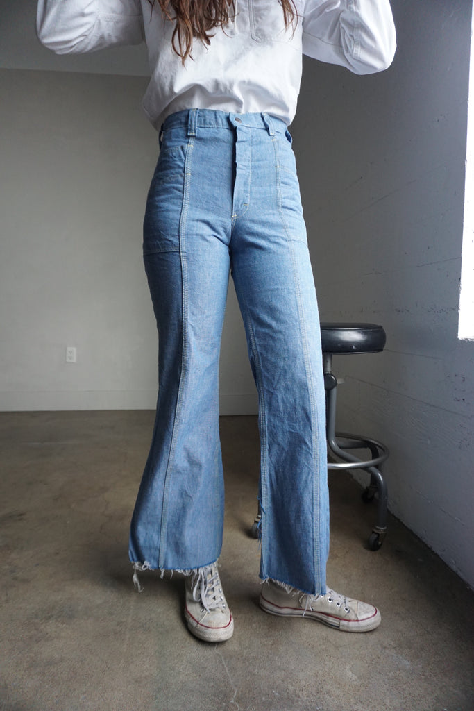 bell bottom 70s jeans