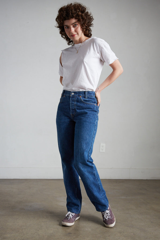 Vintage Levi's 501 Student Jeans Dark Wash, 26 x 29 – Fair Season