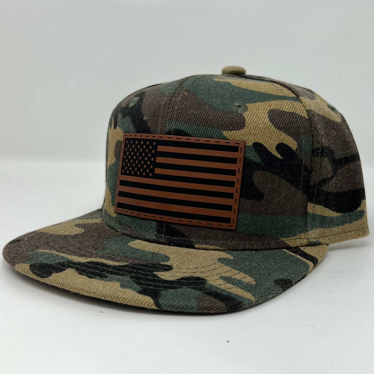 Camo American Flag Hat – City Roots in Boots