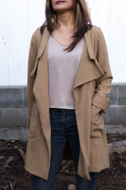 Relaxed Open Coat