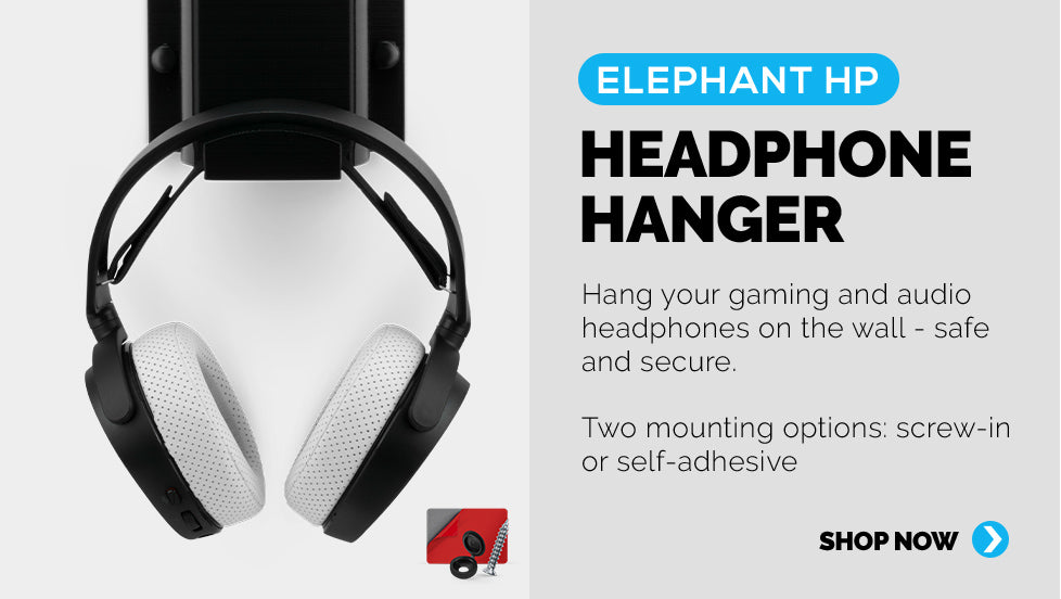 Its a headphone hanger first