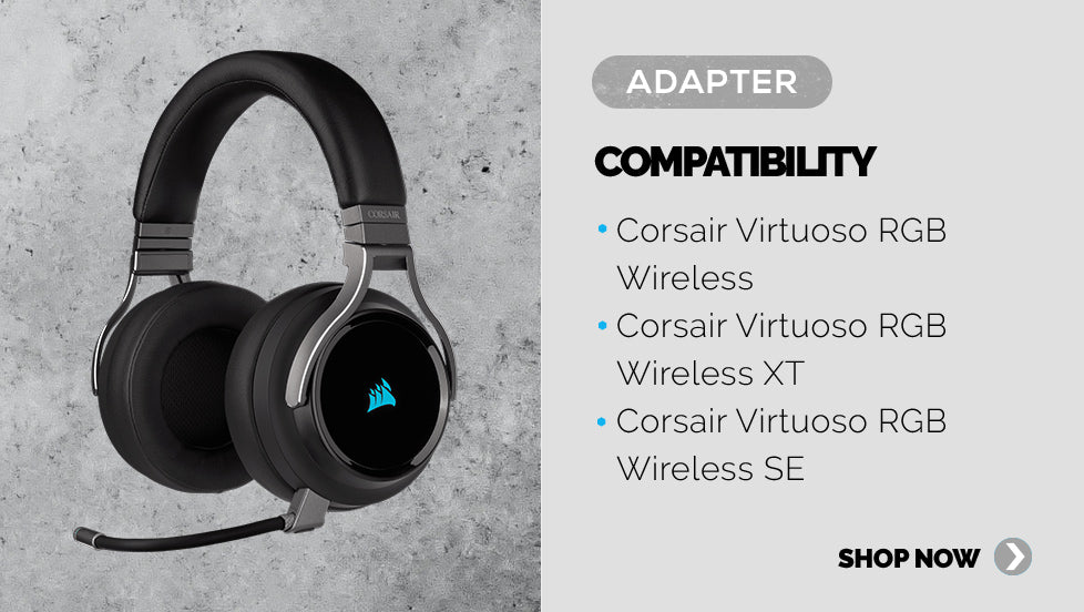 Panel 2; Compatibility with Corsair gaming headsets