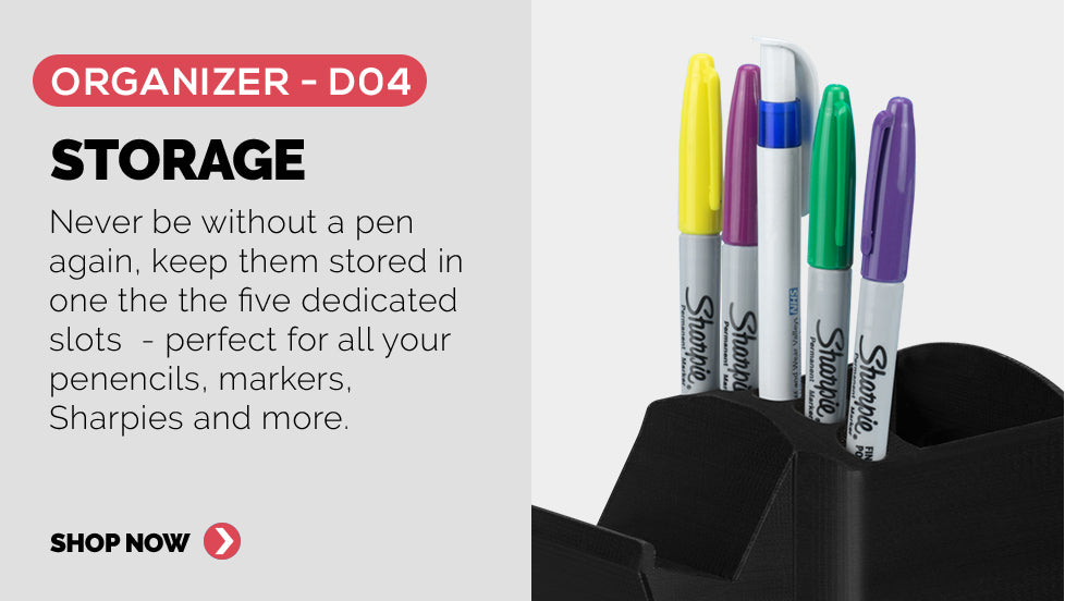 Paneel 3: Opslag voor pennen