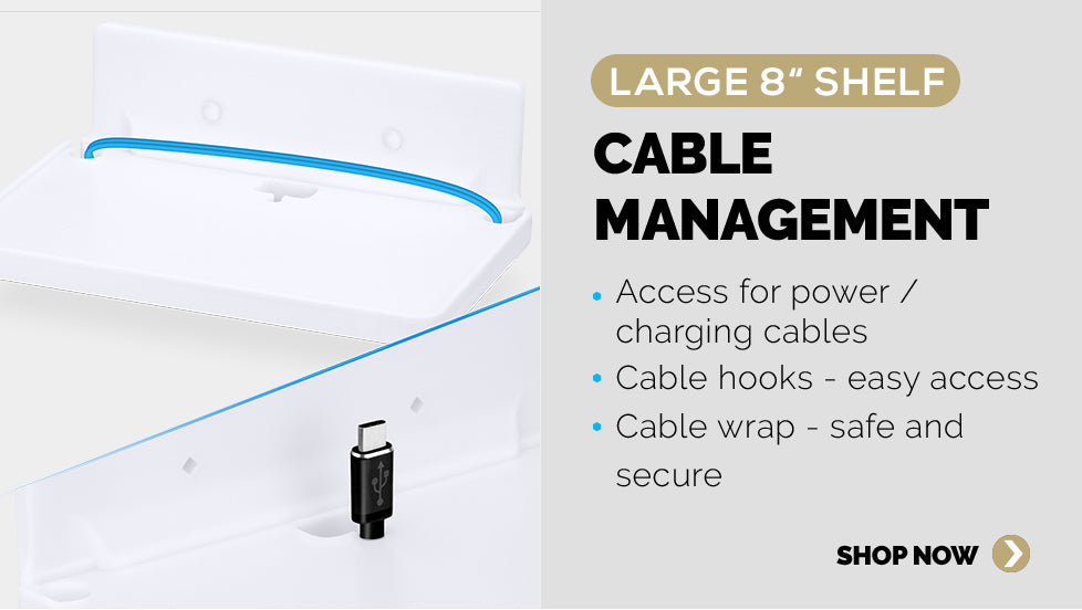 Panel 4 - Full cable management features