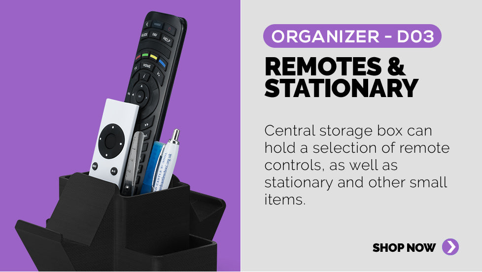 Panel 4: plenty of room in the central storage for more stationary and remote controls