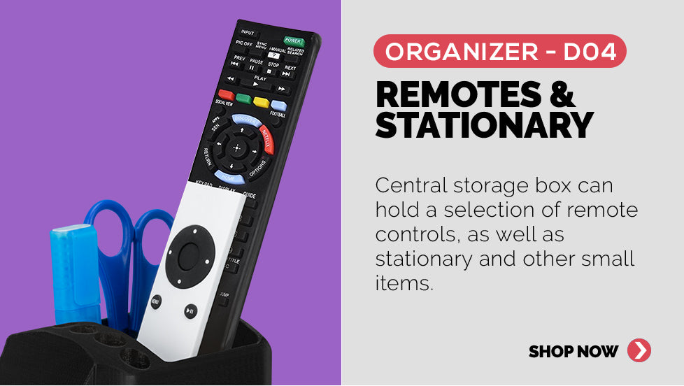 Panel4: Storage for remote controls