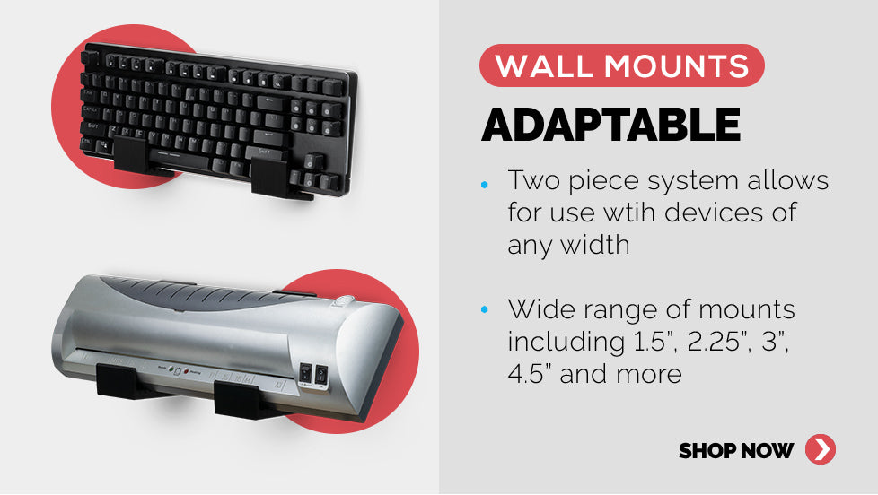 Panel 4: Adaptable width, can accommodate items or almost any length