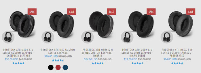 Prostock earpads by Brainwavz