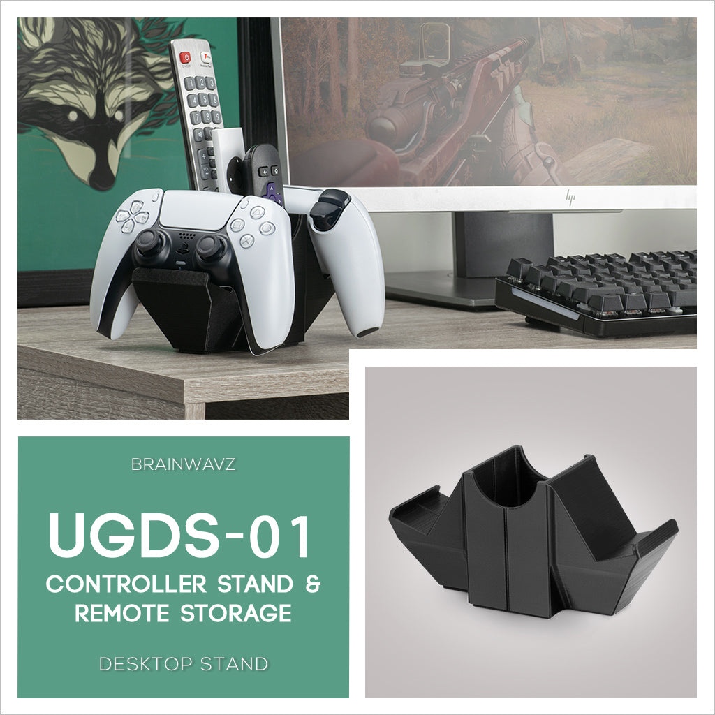 UGDS-01 - Game controller and TV remote control desktop stand