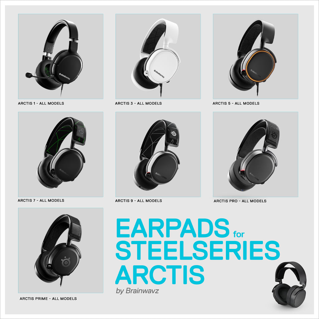 Compatible with all Arctis headsets, 1, 3, 5, 7, 9, Pro and Pime